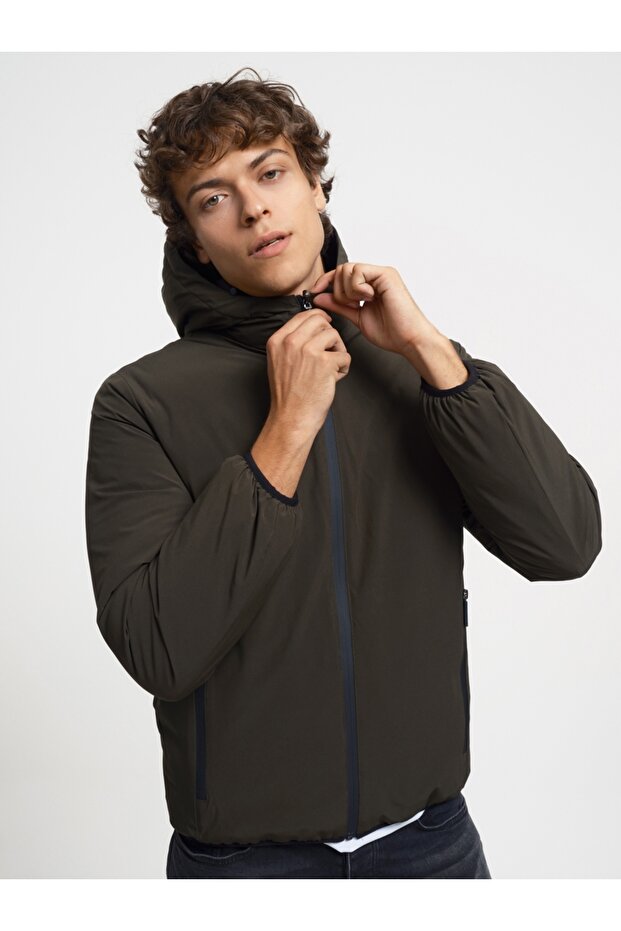 Regular Fit Erkek Mont - 5