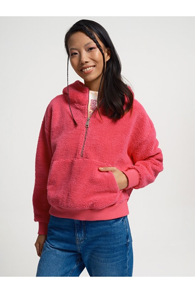 Loose Fit Kadın Sweatshirt - 2
