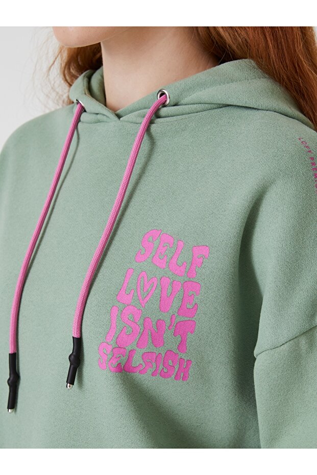 Loose Fit Kadın Sweatshirt - 2