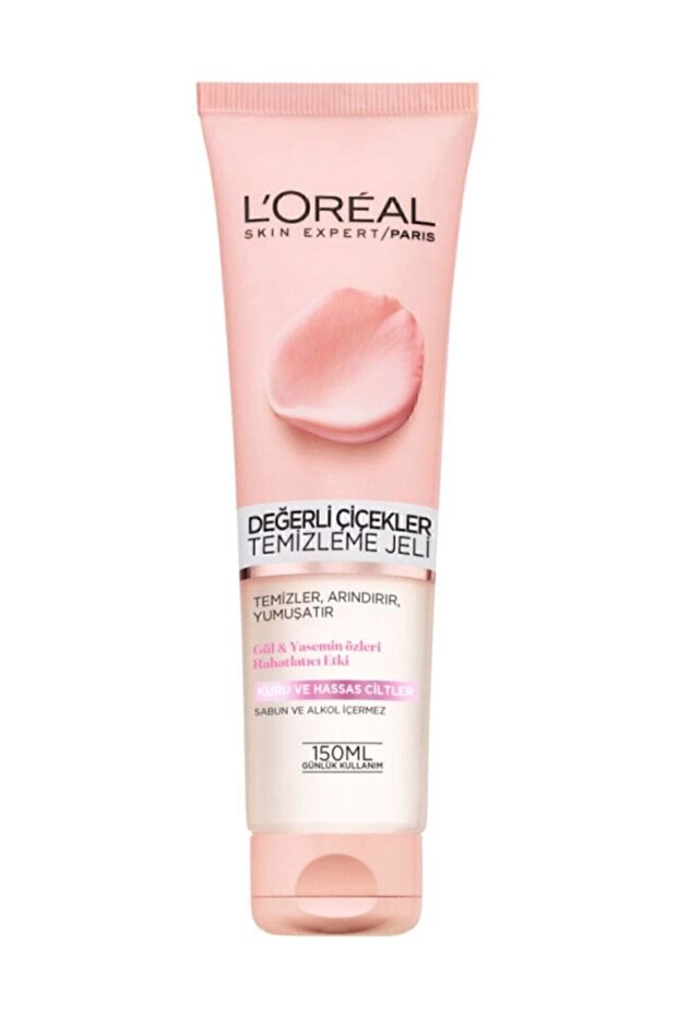Değerli Çiçekler Hassas Ciltler için Yüz Temizleme Jeli 150 ml 3600523450589 - 1