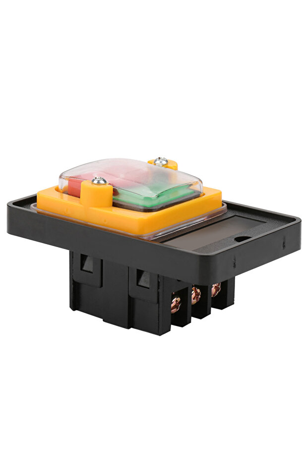 بدون قاعدة AC220V/380V 10A مفتاح تشغيل/إيقاف تشغيل مقاوم للماء بزر ضغط لـ D - 1