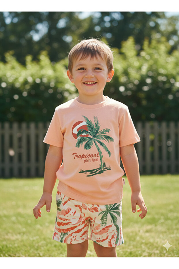 Eid Children's Shorts and T-Shirt Set Unisex