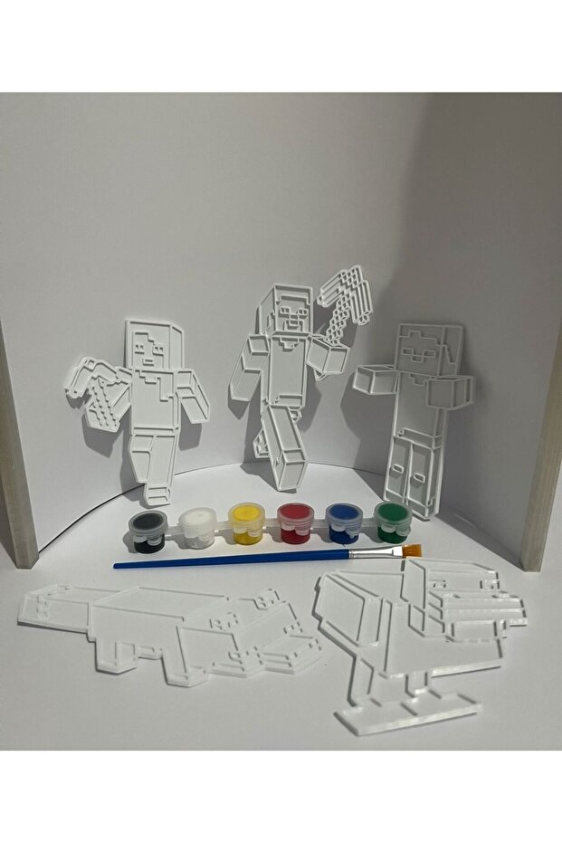 Minecraft Figür Boyama Seyi - 3