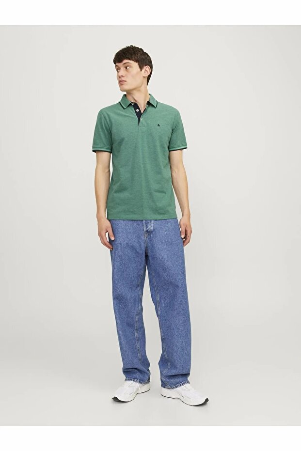 Ceket Einfarbig Polo Tişört - 4