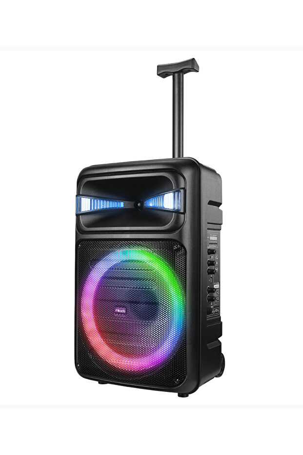 Md-125kp 40w Usb-bt-tf-tws Led Işıklı Kablosuz Ve Kafa Mikrofonlu Toplantı-parti Hoparlör - 2