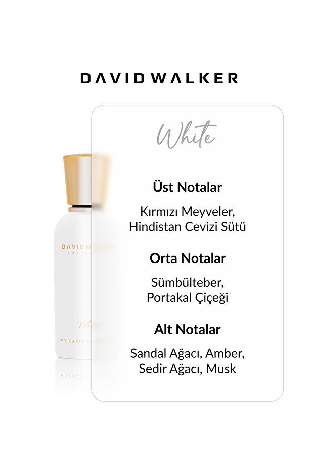 White 50ml Unisex Parfüm - 3