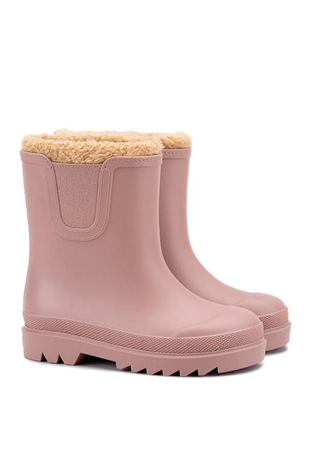 Pembe Kız Çocuk Yağmur Botu W10290 TOKIO BORREGUITO 010 Rosa - 2