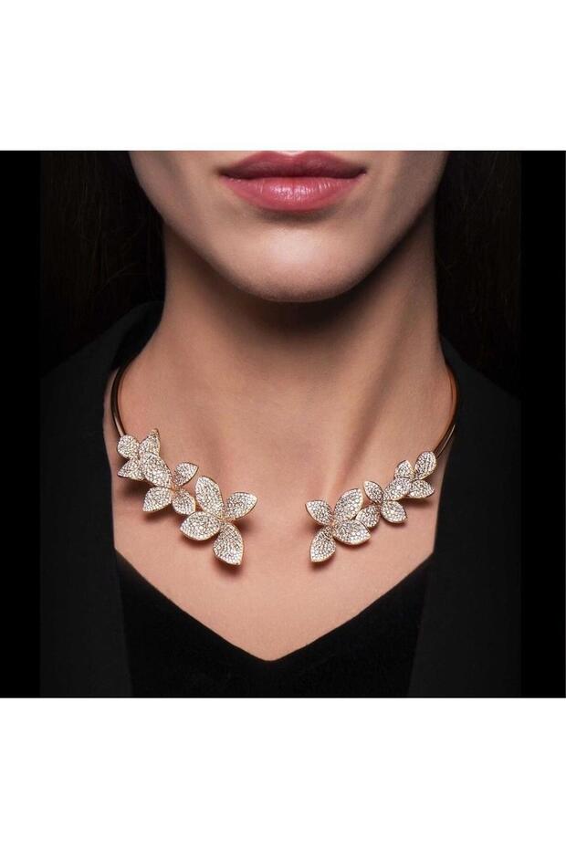 Women Multiple Collar Open Necklace Choker Wedding Evening Dress Necklace