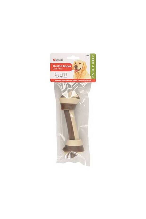 Duetto Kuzu ve Pirinçli Köpek Ödül Kemik Large 150gr Skt:05/2027 - 1