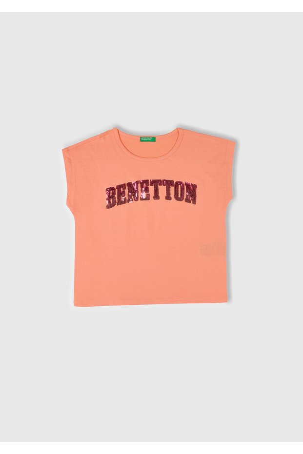 Girl's Printed Logo T-Shirt