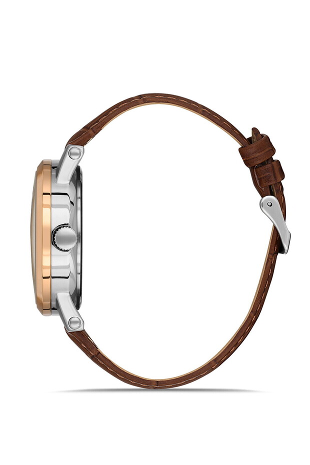 Tl0334Mm1Jbs5B Roman Numeral Leather Cord Men's Wristwatch - 2