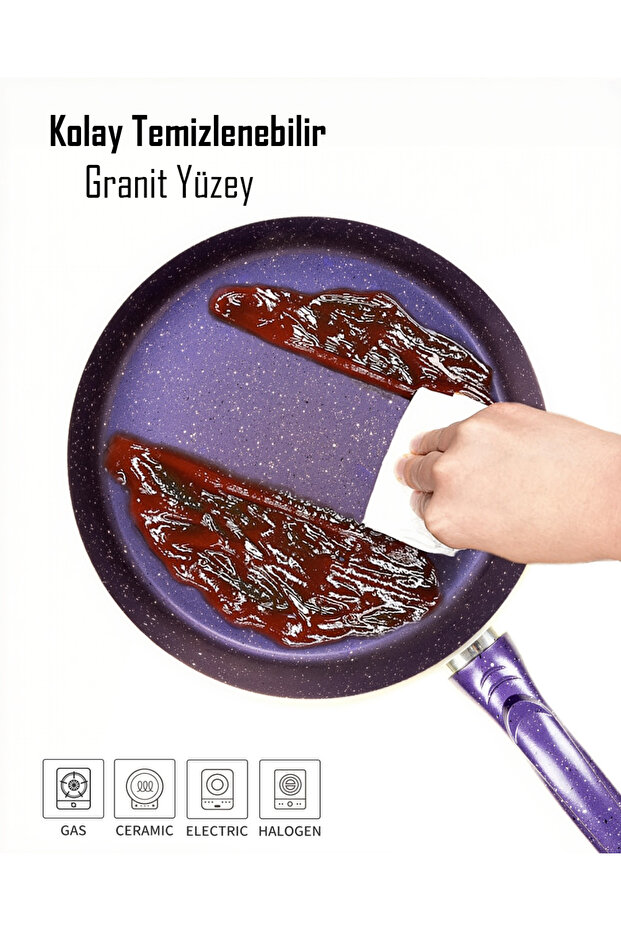 7 Parça Granit Tencere Seti - 5