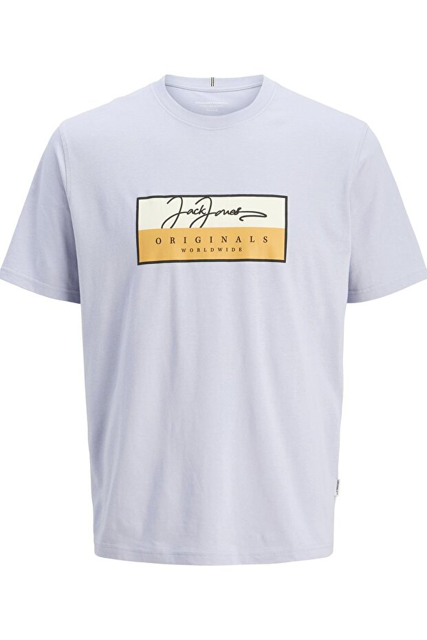 JORFREDERIKSBERG BOX SCRIPT TEE SS CN LN AÇIK MAVİ - 3