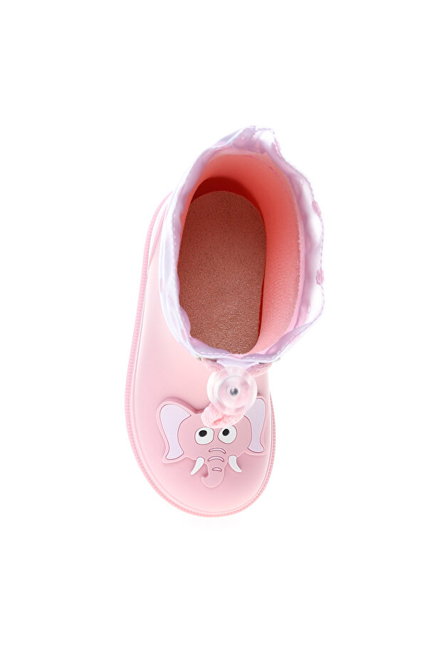 Pembe Kız Bebek Yağmur Botu W10242 BIMBI ELEFANTE - 4
