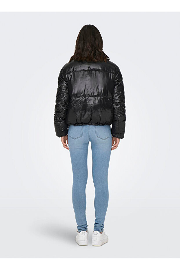 Black Women's Coat Onlsky Short Puffer Cc Otw - 7