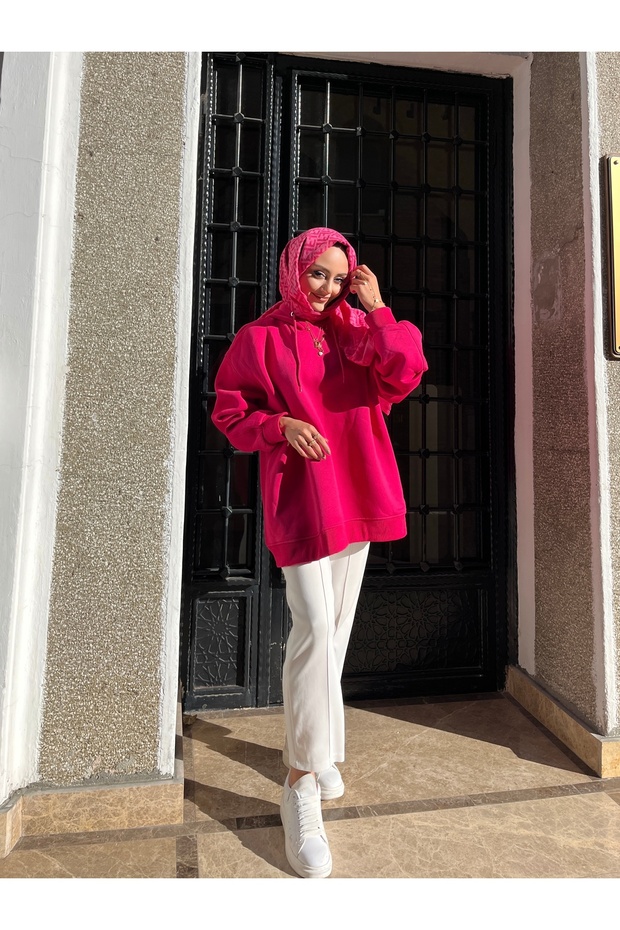 kapüşonlu sweatshirt - 4