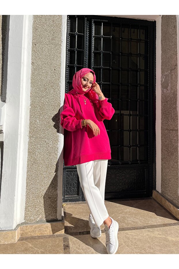 kapüşonlu sweatshirt - 3