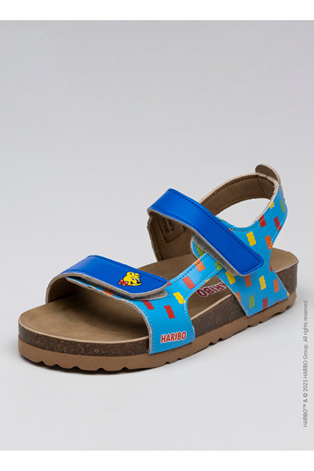 Mavi Erkek Çocuk Sandalet Bear Face Sandalet - 2