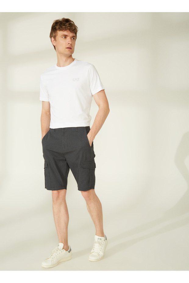 Regular Fit Antrasit Erkek Şort W231091003_Non Denim Şort - 1