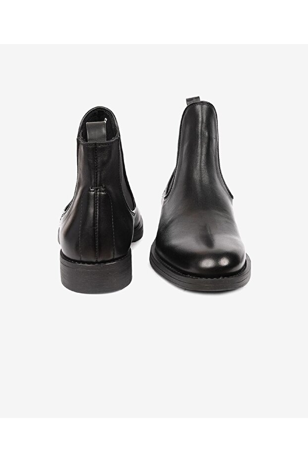 Erkek Siyah Hakiki Deri Chelsea Bot 4K1OB17900 - 6