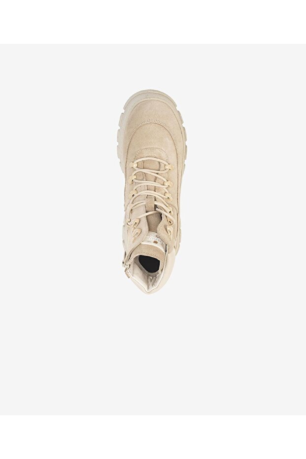 Kadın Bej Hakiki Deri Termo Taban Casual Bot 3K2SB31121 - 4