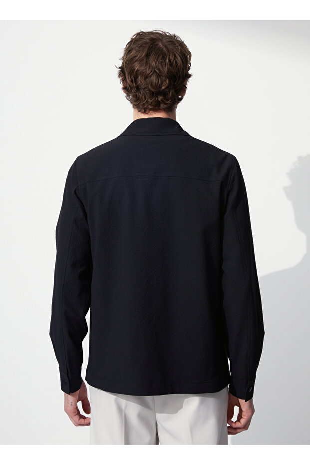 Basic Siyah Erkek Düz Ceket Athenıo - 6