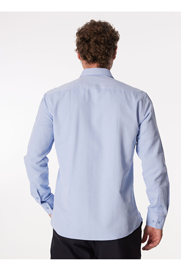 Mavi Erkek Basic Armürlü Gömlek MYDOS 110 - 5
