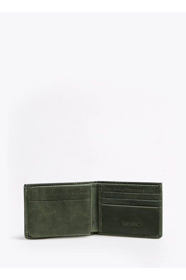 Haki Erkek Deri Cüzdan FRK237 CRAZY - 4
