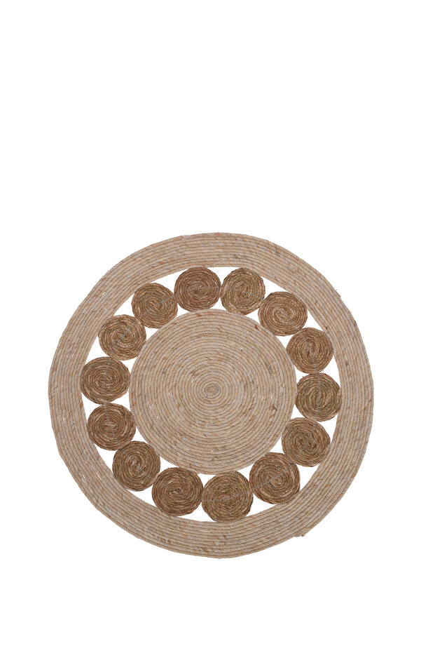 Hasır Yuvarlak Halı 80 cm - 1