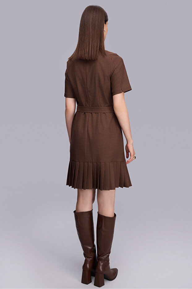 1784 ELBİSE KAHVE - 6