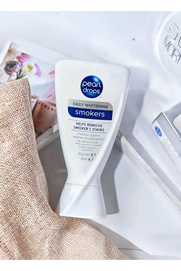 Smokers-2 Adet. Sigara içenler için Leke Çıkartıcı Extra Naneli Jel Diş Macunu 50ml - 3