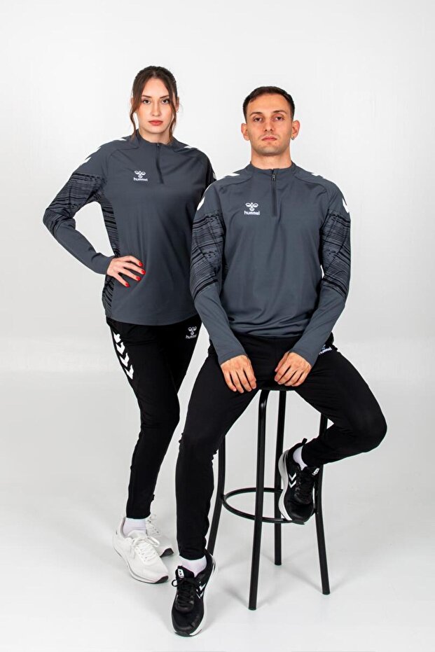 Line Antrenman Eşofman Üstü Antrasit - 3