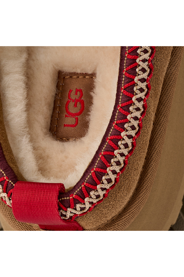 Dámske hnedé papuče na platforme Tazz II - 8