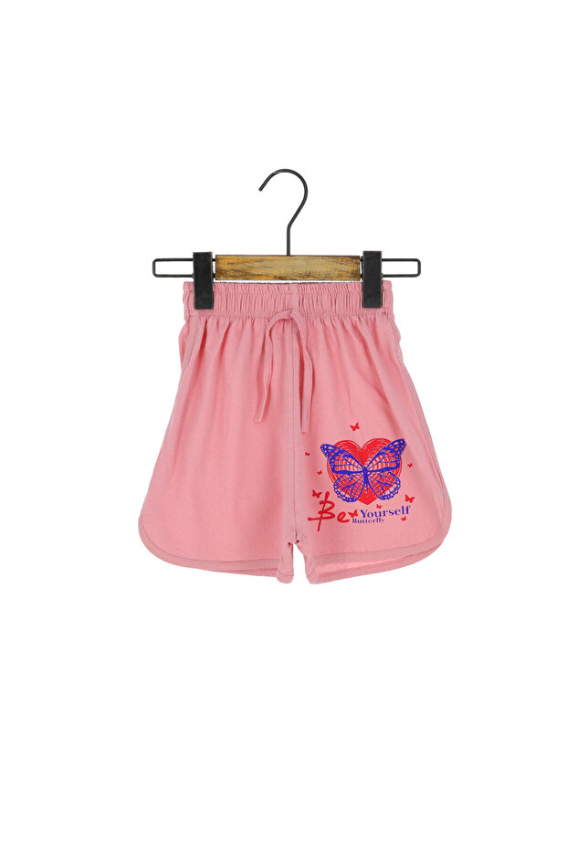 Kız Çocuk Şort Baskılı - 2