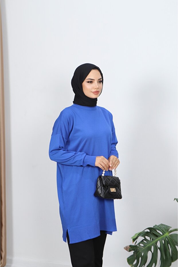Slit Mercerized Tunic - 4