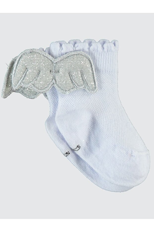 Baby Girl Socks with Accessories 6- - White