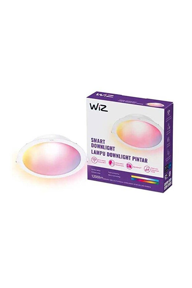 Smart RGB Recessed Downlight 6, 14W, Wi-Fi And Bluetooth, Voice Controlled