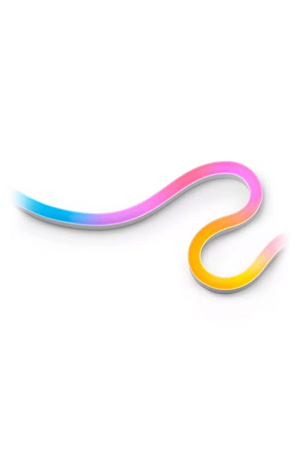 مجموعة شريط إضاءة LED نيون فليكس بطول 3 أمتار، وتأثيرات ألوان RGB، وتصميم مرن، واتصال واي فاي وبلوتوث - 2