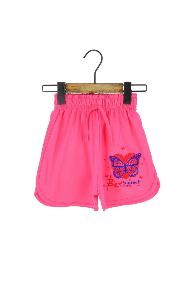 Kız Çocuk Şort Baskılı - 2