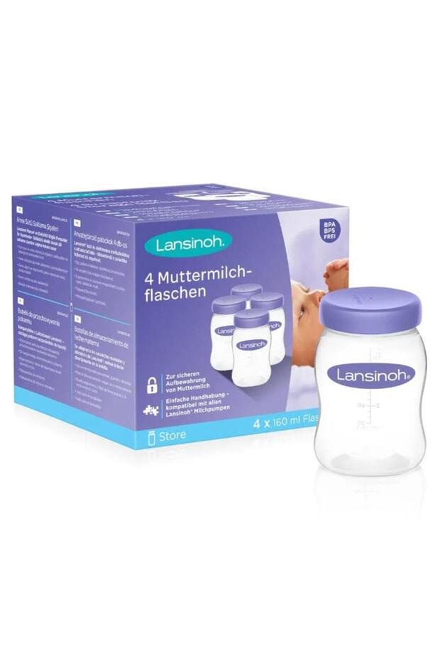Breast milk storage bottles