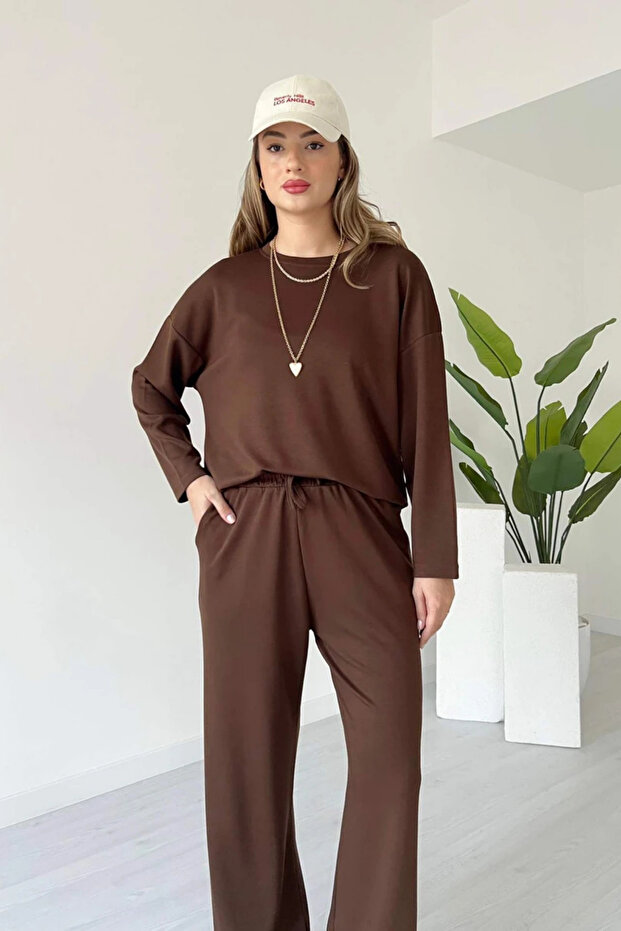 Women's Crew Neck Long Sleeve Modal Set