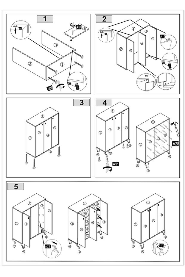 Armansi Mutfak Düzenleyici Dolap Kahve Köşesi Mutfak Organizer Mutfak Rafı - 5