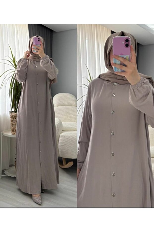 Bürümcük Gömlek Elbise - 3