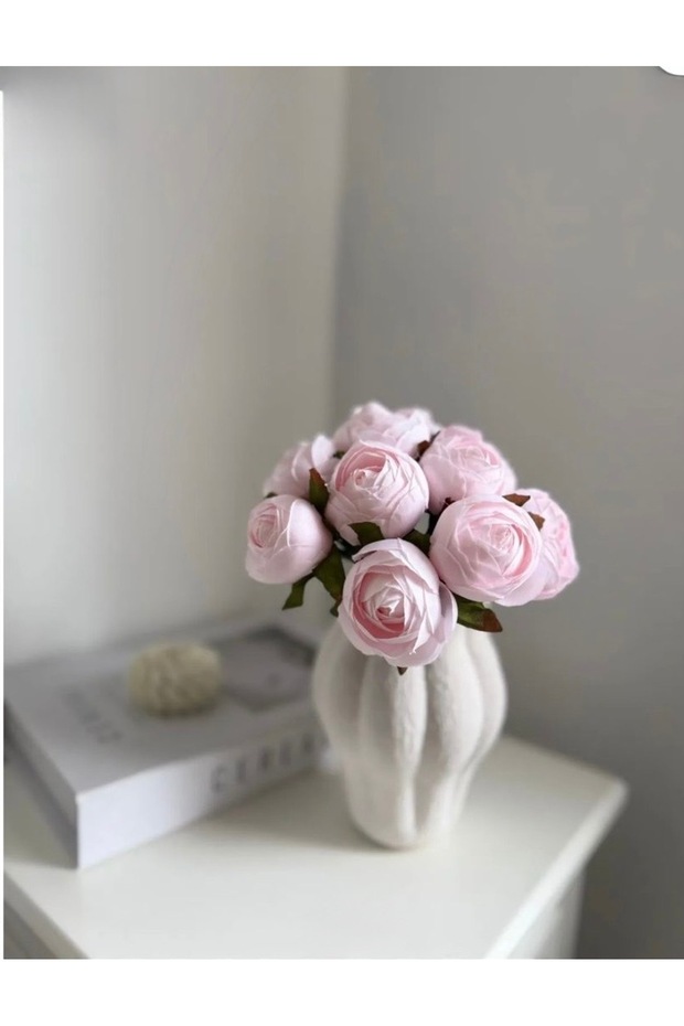 Yapay Pembe Şakayık 11 Adet - 1