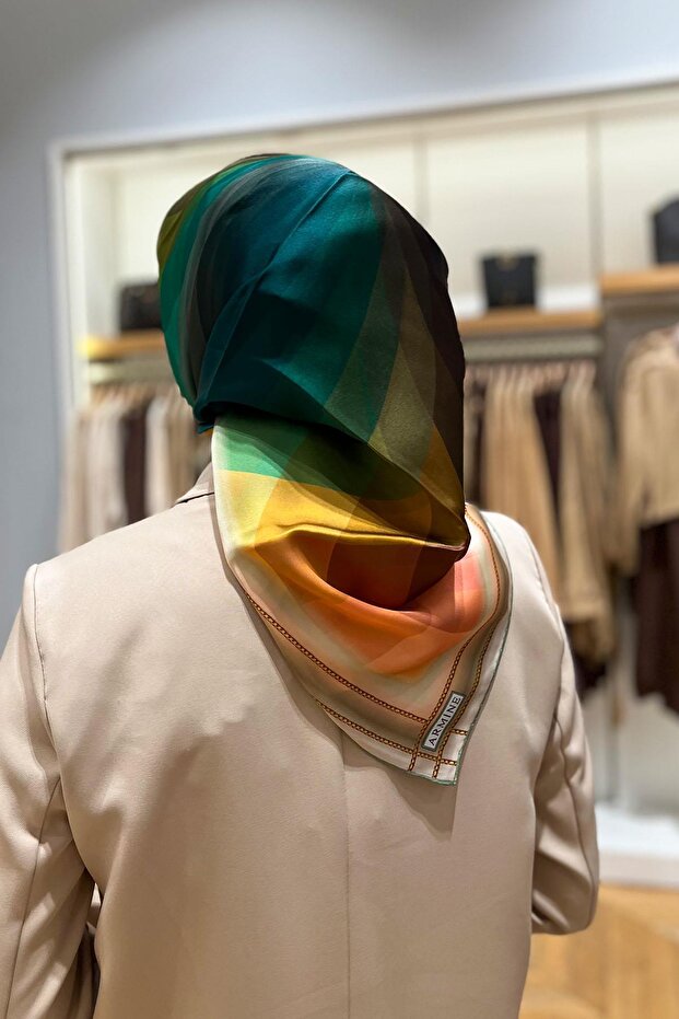 İpek Eşarp - 9112D-33 - Tivil - 3