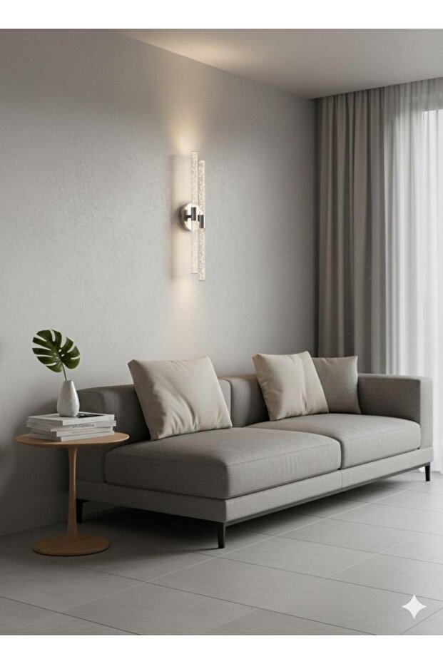 Bh Bubblelight Dubble Şık Ve Zarif Modern Led Duvar Aplik Gümüş Elektrikli Kumandalı - 6