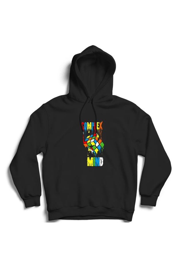 Complex Mind, Complex Mind, Rubik Cube, Rubik's Cube Hooded Sweatshirt