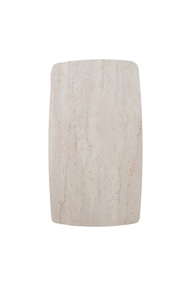 80 x 140 Mutfak Masası(Sadece Masa) Traverten-Ceviz MDF Salon ve Mutfak Masası Viktoria Model (Masa) - 6