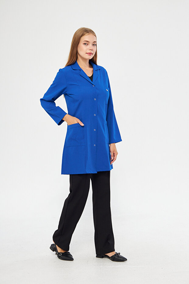 مريلة عمل زرقاء من ساكس، ملابس عمل - 2