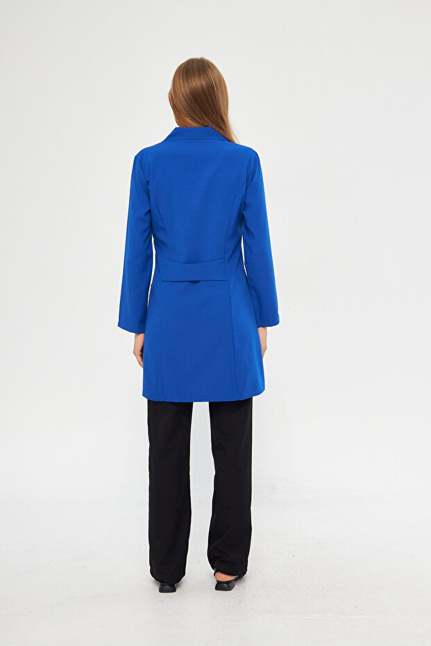 مريلة عمل زرقاء من ساكس، ملابس عمل - 3